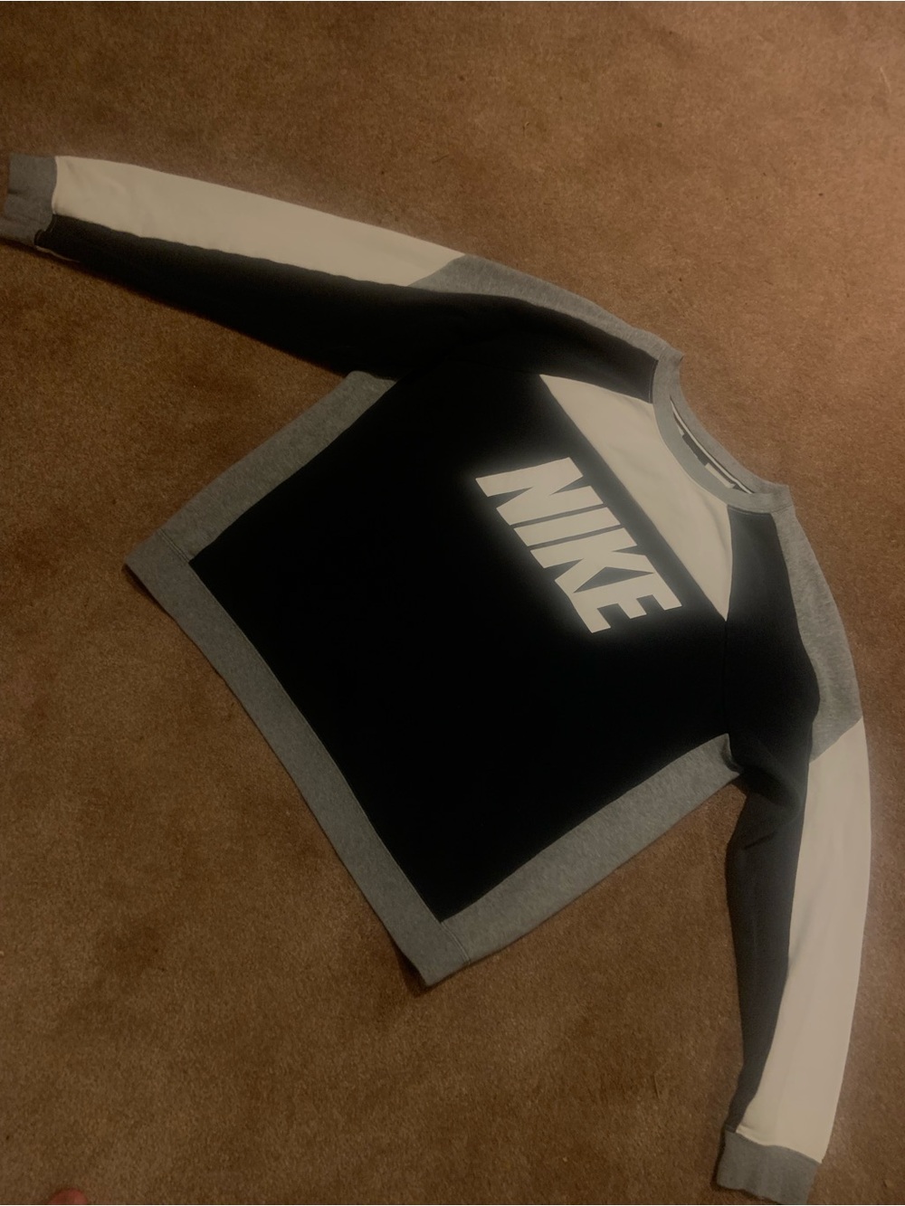 Nike Colorblock Fleece Crew Sweatshirt